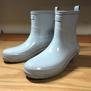 Hunter Low Heel Ankle Boots